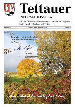 Informationsblatt November 2020