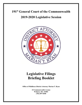 2019-2020 Legislative Session