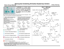 All-Carbon Spirocycles.Pptx