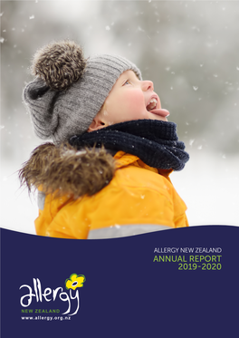 Annual Report 2019-2020 Allergy New Zealand