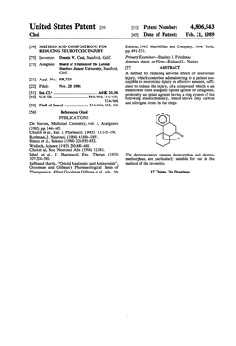 United States Patent (19) 11 Patent Number: 4,806,543 Choi 45) Date of Patent: Feb