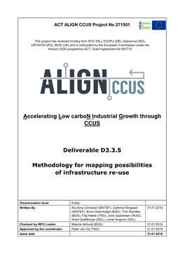 Methodology for Mapping Possibilities of Re-Use (D3.3.5)