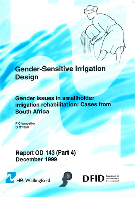 Gender Issues in Smallholder Irrigation Rehabilitation: Cases from South Africa