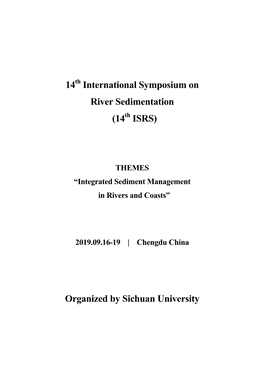 Organized by Sichuan University