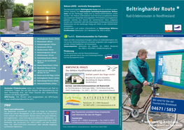 Beltringharder Route Zenden Gebiete Des Nationalparks Schleswig-Holsteinisches Watten- * Meer Mit Der Hamburger Hallig Sind Zu Natura-2000-Gebieten Erklärt Worden