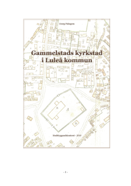 Om Kyrkstugebebyggelsen I Gammelstad