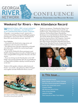 CONFLUENCE Working Together for Healthy Rivers