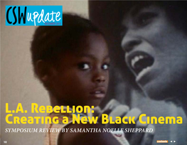 L.A. Rebellion: Creating a New Black Cinema Symposium Review by Samantha Noelle Sheppard