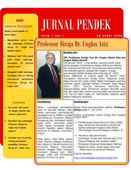 Professor Diraja Dr. Ungku Aziz Diraja Dr