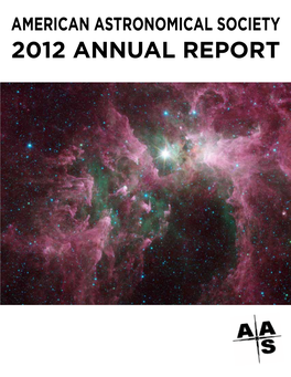 2012 Annual Report Aas Mission and Vision Statement