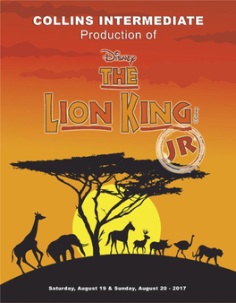 Lionkingjr Collinsdramaclub 2017