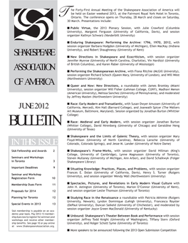 June 2012 Bulletin