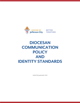 Diocesan Communication Policy and Identity Standards