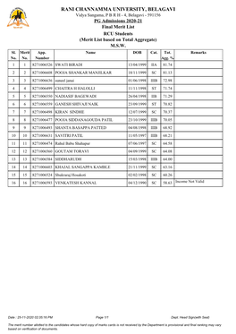 Rani Channamma University, Belagavi