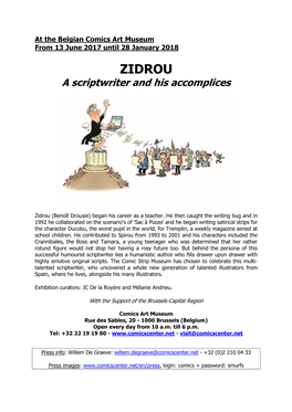 ZIDROU a Scriptwriter and His Accomplices