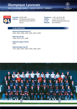 2009/10 UEFA Champions League Statistics Handbook, Part 4