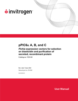 Ppic6α A, B, and C