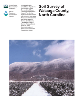 Soil Survey of Watauga County, North Carolina