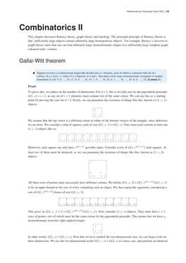 Combinatorics II