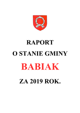 Raport O Stanie Gminy Za 2019 Rok