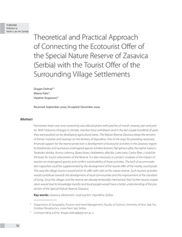 Theoretical and Practical Approach of Connecting the Ecotourist Offer Of