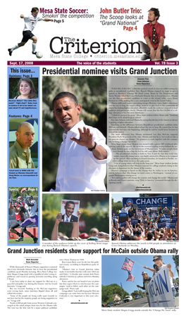 Presidential Nominee Visits Grand Junction Amanda Friar Sean Johnson News Reporters