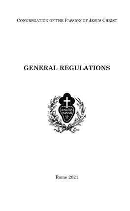 General Regulations