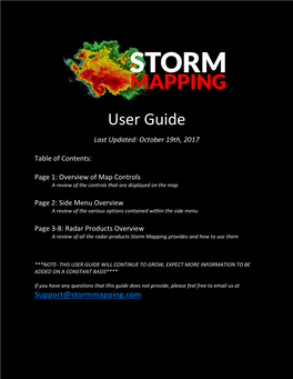 User Guide Last Updated: October 19Th, 2017