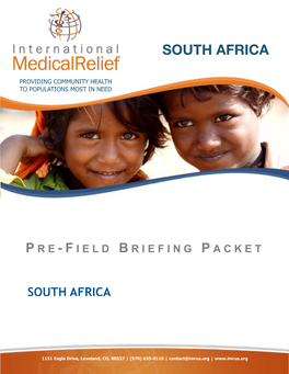 South Africa Briefing Packet