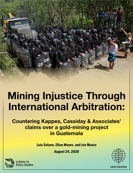 Mining Injustice Through International Arbitration