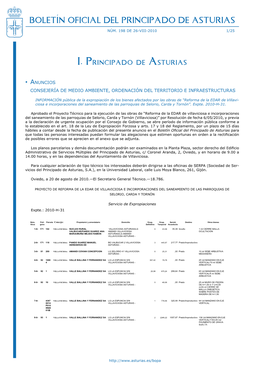 Boletín Oficial Del Principado De Asturias