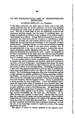 Results, As Opium. Notwithstanding These Drawbacks, the Chemist Has Been of Essential Service to the Medical Practitioner