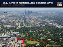 ±11.27 Acres on Memorial Drive & Buffalo Bayou