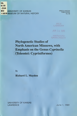 North American Minnows, with Emphasison The