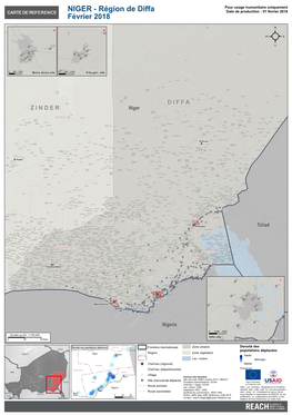 NIGER - Région De Diffa Date De Production : 01 Février 2018 Février 2018