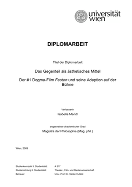 Diplomarbeit