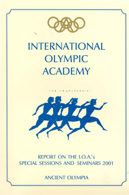 Report on the IOA's Special Sessions and Seminars 2001