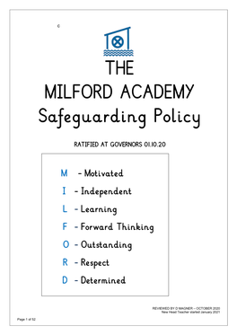 Child Protection Policy Framework for Nottingham Schools