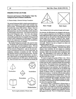 60 Bull. Hist. Chem. 13- 14 (1992-93) PERSPECTIVES LECTURE