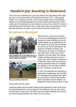 Honderd Jaar Scouting in Nederland