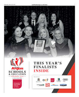 South Wales Argus Schools and Education Awards Supplement
