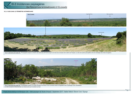 III-3 Incidences Paysagères En Perception Intermédiaire Et Eloignée