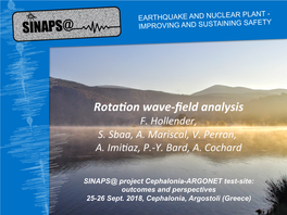 Rotation Wave-Field Analysis. (F. Hollender)