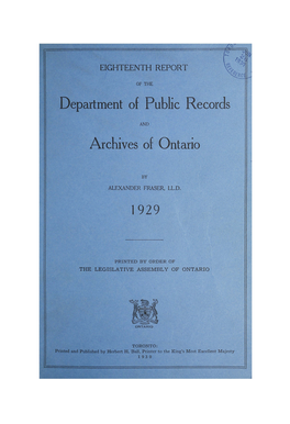 Archives of Ontario