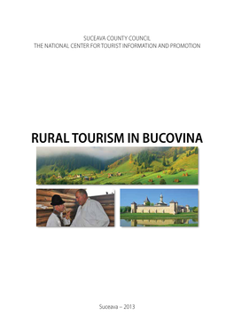 Rural Tourism in Bucovina