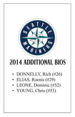 05-05-2014 Mariners Supp Bios