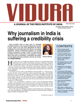 Why Journalism in India Is Suffering a Credibility Crisis