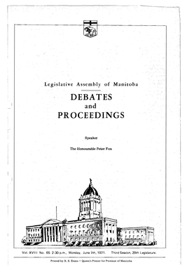 Debates Proceedings