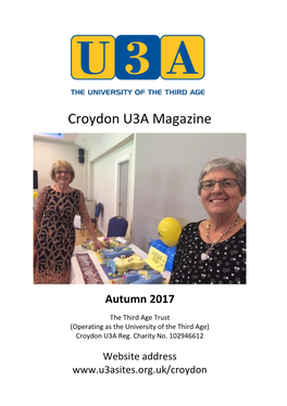 Croydon U3A Magazine