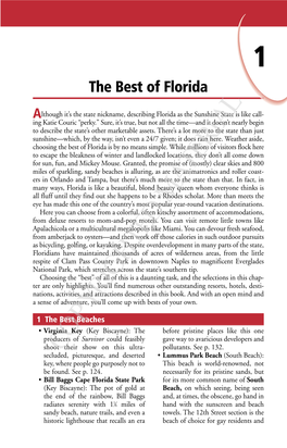 The Best of Florida Although